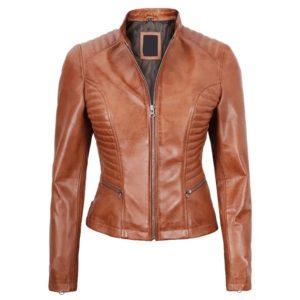 Women’s Biker Leather Jacket